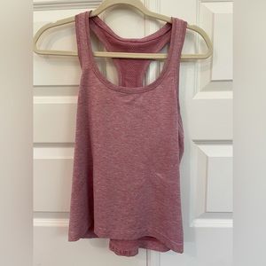 Lululemon Swiftly Tech Racerback 2.0 Race Length Sz 10 Spiced Chai/Pink Rosebud